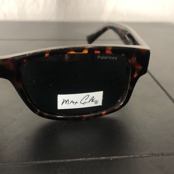 Max Cole brown animal print  sunglasses polarized - Picture 2 of 7